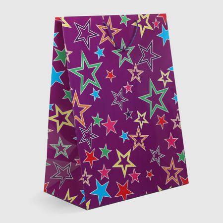 Пакет подарочный Мегамаг XXL ламинированный 41х56х24 см в ассортименте