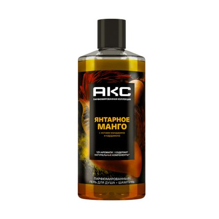 Гель для душа и шампунь АКС Янтарное манго 400 мл
