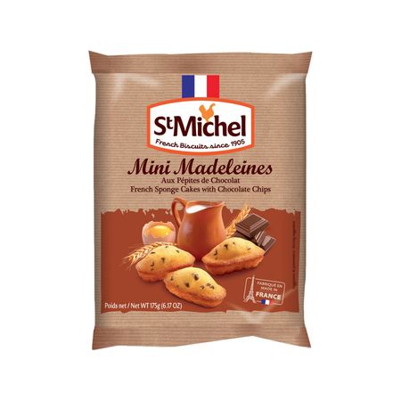 Бисквит St.Michel Мадлен с кусочками шоколада 175 г печенье сдобное milka с кусочками молочного шоколада 126 г