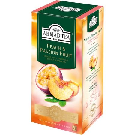 Чай черный Ahmad Tea Персик-Маракуйя 25x1,5 г