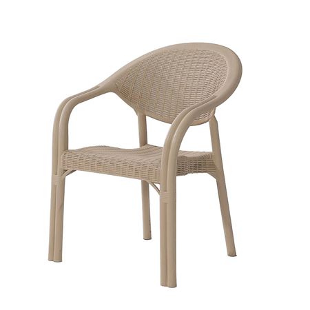 Кресло Heniver Bambo бежевое 64х43,5x82 см