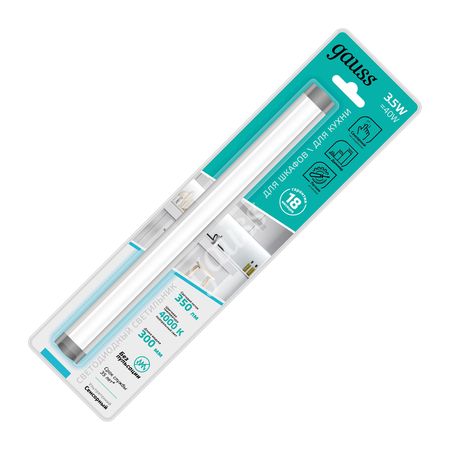 Светильник сенсорный модульный Gauss G 3,5W 4000K TOUCH DIM сенсорные под cabinet светильники shineknot три а