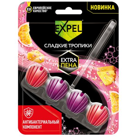 Средство чистящее для унитаза Expel «Сладкие тропики» 3 шт
