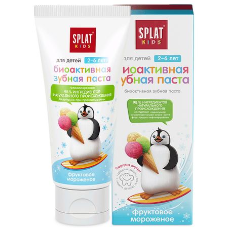 Зубная паста Splat Kids Фруктовое мороженное 50 мл