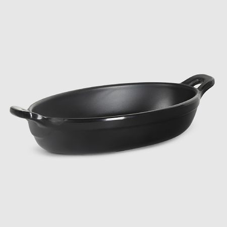 Блюдо Kulsan Terra black 15х8 см