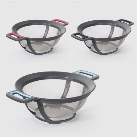 Дуршлаг Baroness Kitchen с двумя ручками 24 см в ассортименте