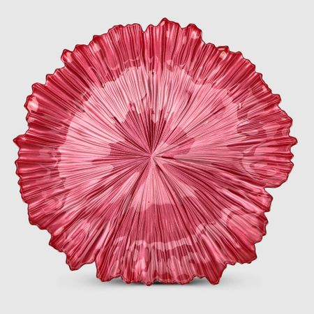 Тарелка ArdaCam copper д28см красный