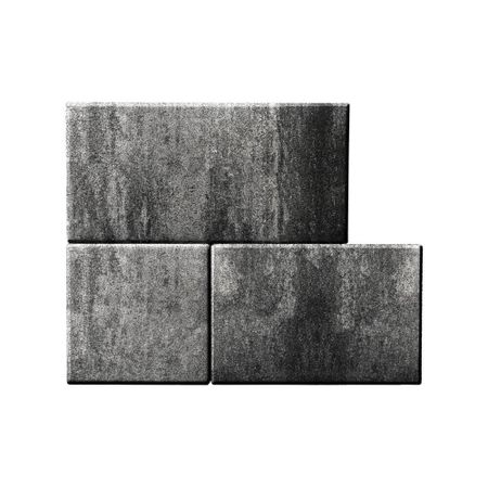 Плитка тротуарная разноразмерная Триада 600/450/300х300х60 color mix Ночь бетонная BRAER (12,96 кв.м) михаэль семёнович лайтман открываем зоар ночь невесты книга мини формата