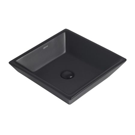 Раковина Abber Rechteck 42 см накладная черная матовая (AC2214MB)