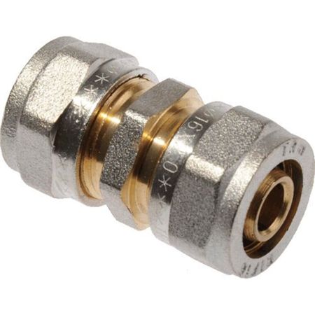 Соединитель прямой Terma 16 обж(ц) х 16 обж(ц) (35003) алюминиевый соединитель для охлаждающей жидкости для audi a4 avant b5 8d wagon vw passat 1994 2001 050121132a 050 121 133c