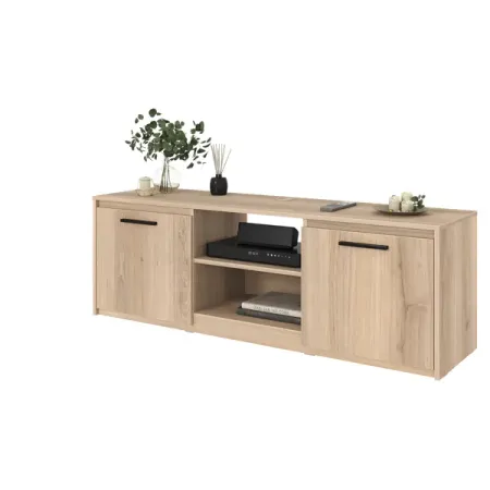 Тумба под телевизор Лион 150х50х41.6 см ЛДСП цвет дуб комано
