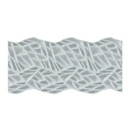 Стеновая панель 3D Dekohaus Rami Люкс белая 90x45 см 2 шт.