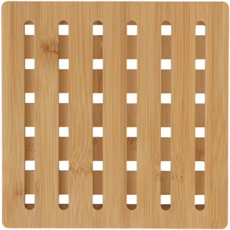 Подставка под горячее Mallony 18х18х1 см бамбук цвет бежевый