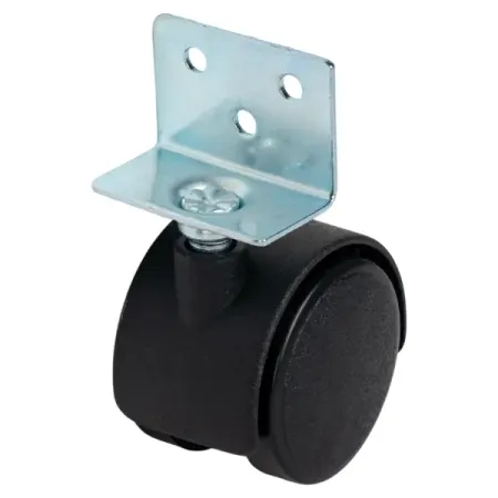 Колесо поворотное с тормозом 40 мм до 30 кг цвет черный поворотное резиновое колесо 1 5 дюйма с тормозом m10 бесшумные мебельные ролики нагрузка 200 фунтов для верстака стола шкафа паркетных полов