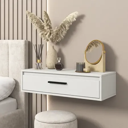 Консоль Лион 80х20х30 см ЛДСП цвет белый