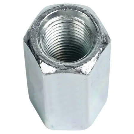 Гайка переходная удлиненная шестигранная М16 DIN 6334 сталь оцинкованная