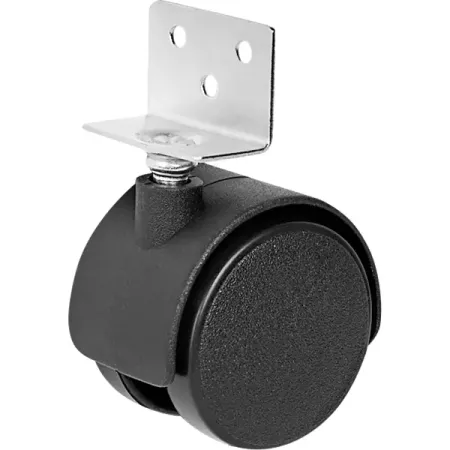 Колесо поворотное без тормоза 50 мм до 40 кг цвет черный поворотное резиновое колесо 1 5 дюйма с тормозом m10 бесшумные мебельные ролики нагрузка 200 фунтов для верстака стола шкафа паркетных полов