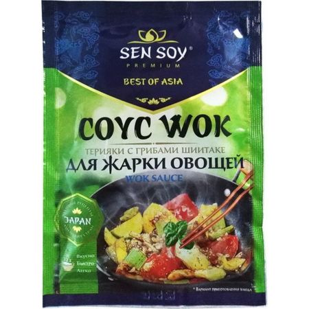 Cоус wok Sen Soy терияки с грибами шиитаке 80 г