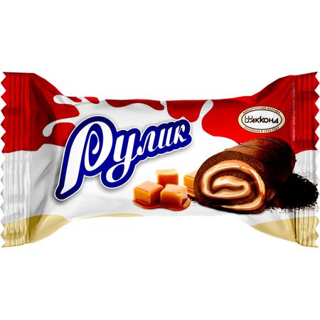 Мини-рулетик Акконд карамель и молоко 30 г
