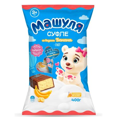 Конфеты Машуля со вкусом банана 400 г