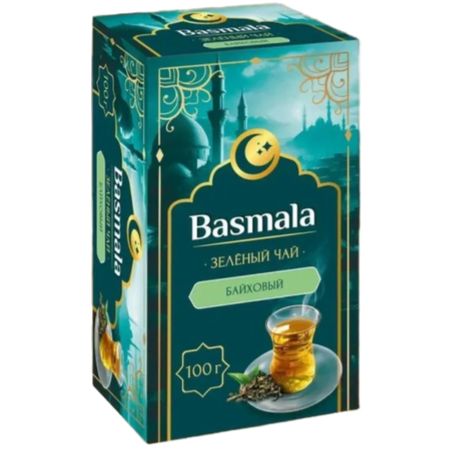 Чай Basmala зелёный байховый 100 г