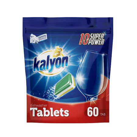 Таблетки Kalyon для посудомоечной машины 60 шт