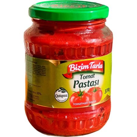 Паста Bizim Tarla томатная 370 г