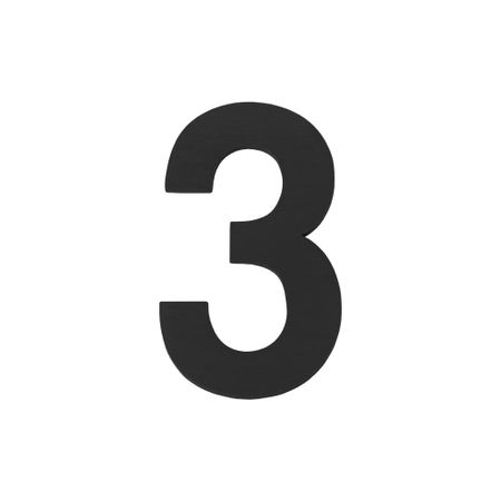 Цифра самоклеящаяся 3 Fuaro SS304 50х30 мм черная татьяна макарова хроники аномальных явлений записки думающего наблюдателя том 2