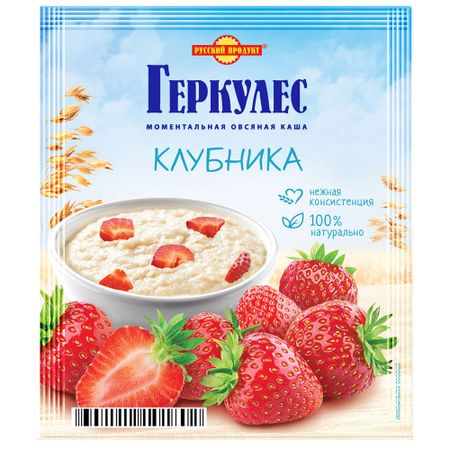 Каша овсяная Русский продукт с клубникой 35 г