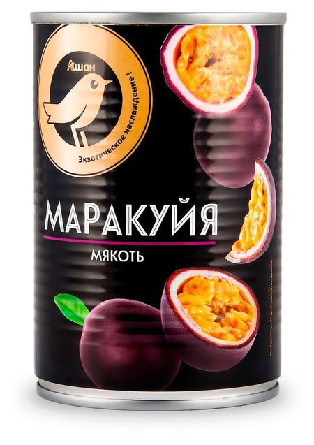 Маракуйя мякоть АШАН Золотая птица консервированная Китай, 425 г