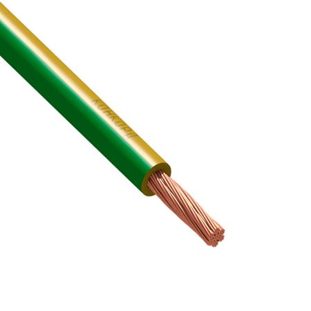 Провод Конкорд ПуГВнг(А)-LS 1х6 желто-зеленый барабан