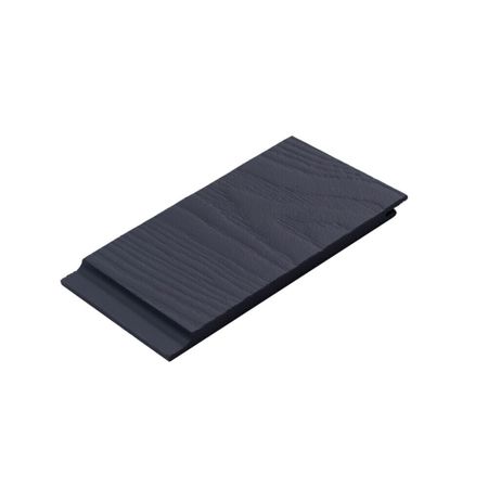 Сайдинг фиброцементный Бетэко Click 3000х190 мм графитовый серый RAL 7024