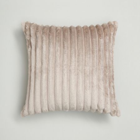 Наволочка декоративная Soft strip, серая