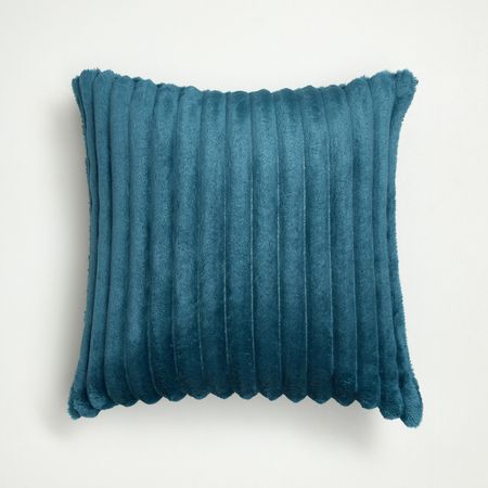 Наволочка декоративная Soft strip, синяя