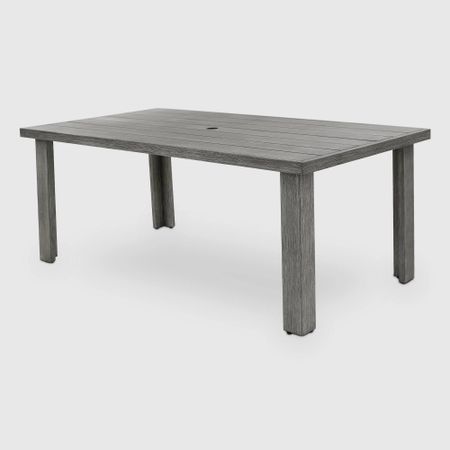 Стол обеденный Golden Eagle алюминиевый серый 183х100х75 см