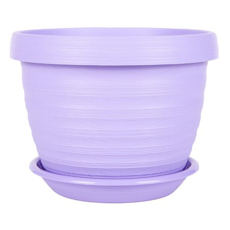 Горшок Ливингрин Толедо d 17см 2л лаванда с поддоном