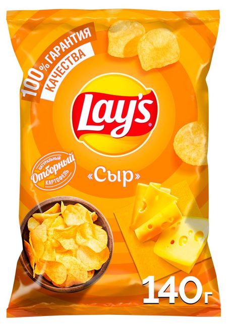 Чипсы картофельные Lay's со вкусом сыра, 140 г