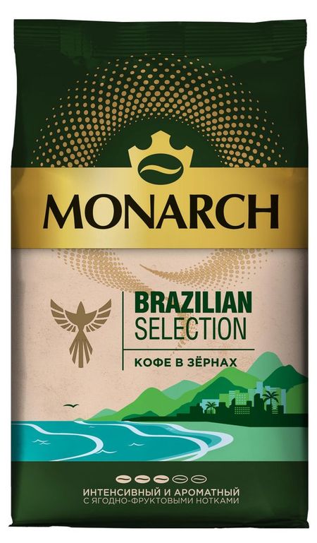 Кофе в зернах MONARCH Brazilian Selection, 800 г