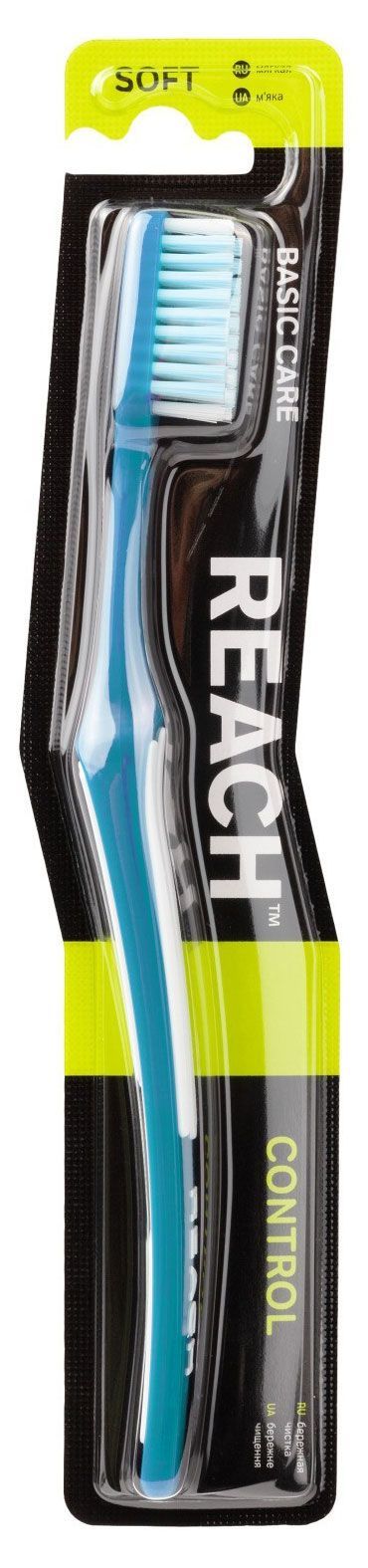 Зубная щетка Reach Control Бережная чистка мягкая Таиланд, 1 шт