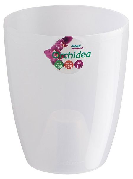 Горшок Santino Orchidea LUX прозрачный 14 см, 2 л евгений юрьевич смирнов группы отражений и правильные многогранники