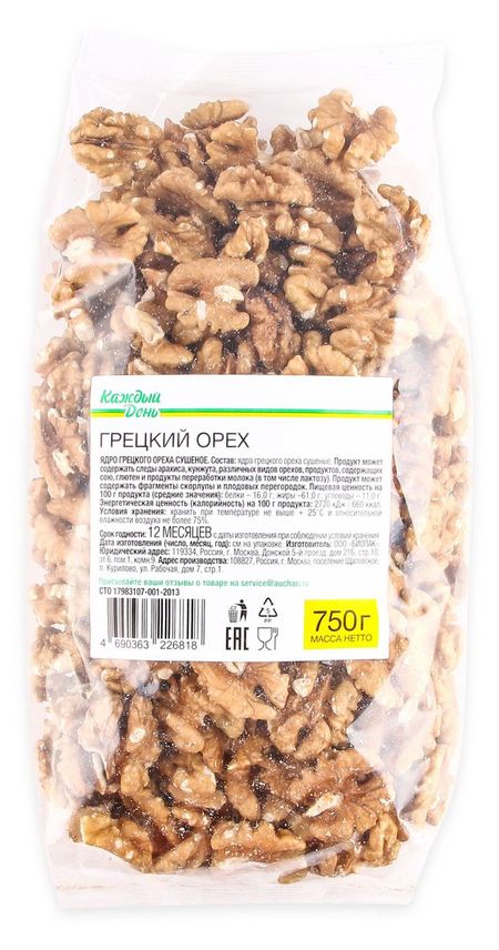 Грецкий орех Каждый день, 750 г