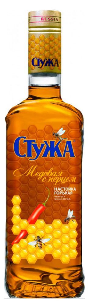 Настойка горькая Стужа Медовая с перцем Россия, 0,5 л мирошник ксения викторовна стужа