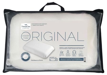Подушка Столица Текстиля Original анатомическая, 40х60 см