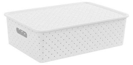 Корзинка с крышкой Береста белая, 7,5 л