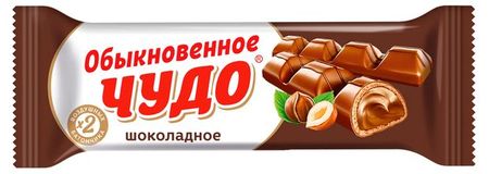 Батончик вафельный Славянка Обыкновенное чудо шоколадное, 55 г