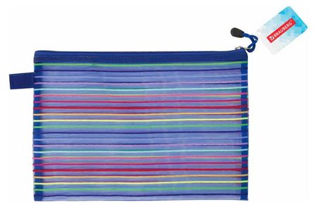 Папка-конверт на молнии BRAUBERG Energy, А5