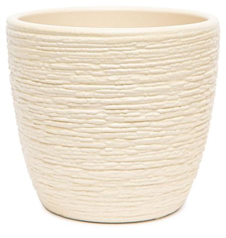 Горшок керамический Флер шампань без поддона, 9 см