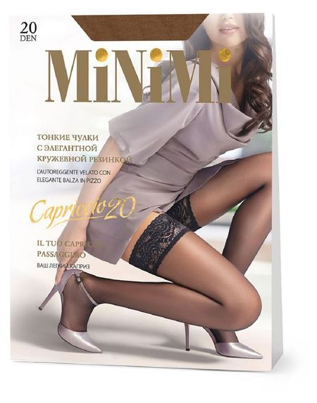 Чулки MINIMI Capriccio 20 den daino, р. 2