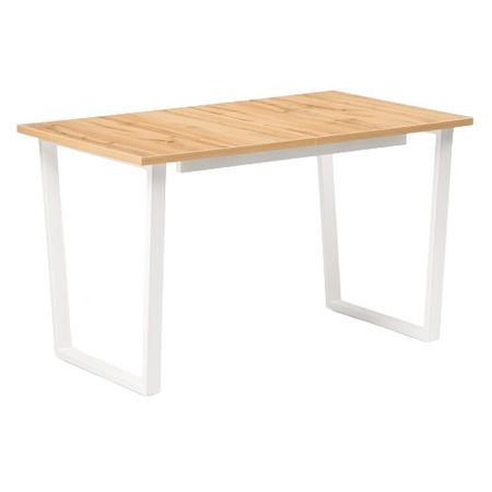 Стол кухонный раздвижной прямоугольный 1,2х0,74 м дуб вотан/белый Лота Лофт (489670)