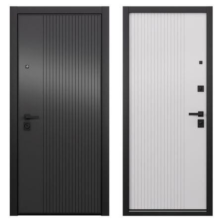 Дверь входная Torex Поло правая оскуро - бьянко 950х2050 мм со скрытыми петлями